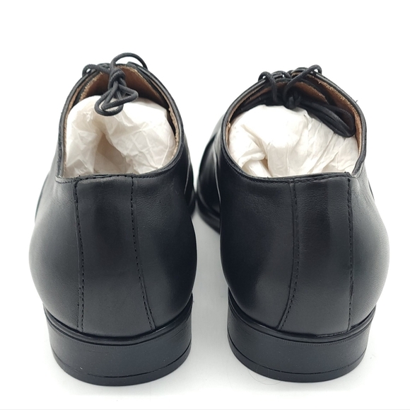 Bruno Magli Locascio Black Nappa  Leather Cap Toe Oxford BM1LOCA0P Size 13